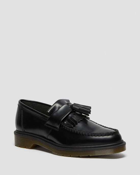 Mocasines Dr. Martens Adrian Tassel Mujer Negros MX-59702